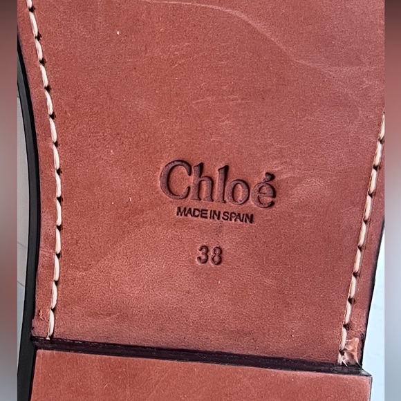 Chloé Rebecca Slide Sandal Size 38 - Picture 13 of 13